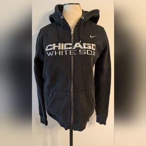 Nike Black Chicago White Sox Zip-Up Hoodie